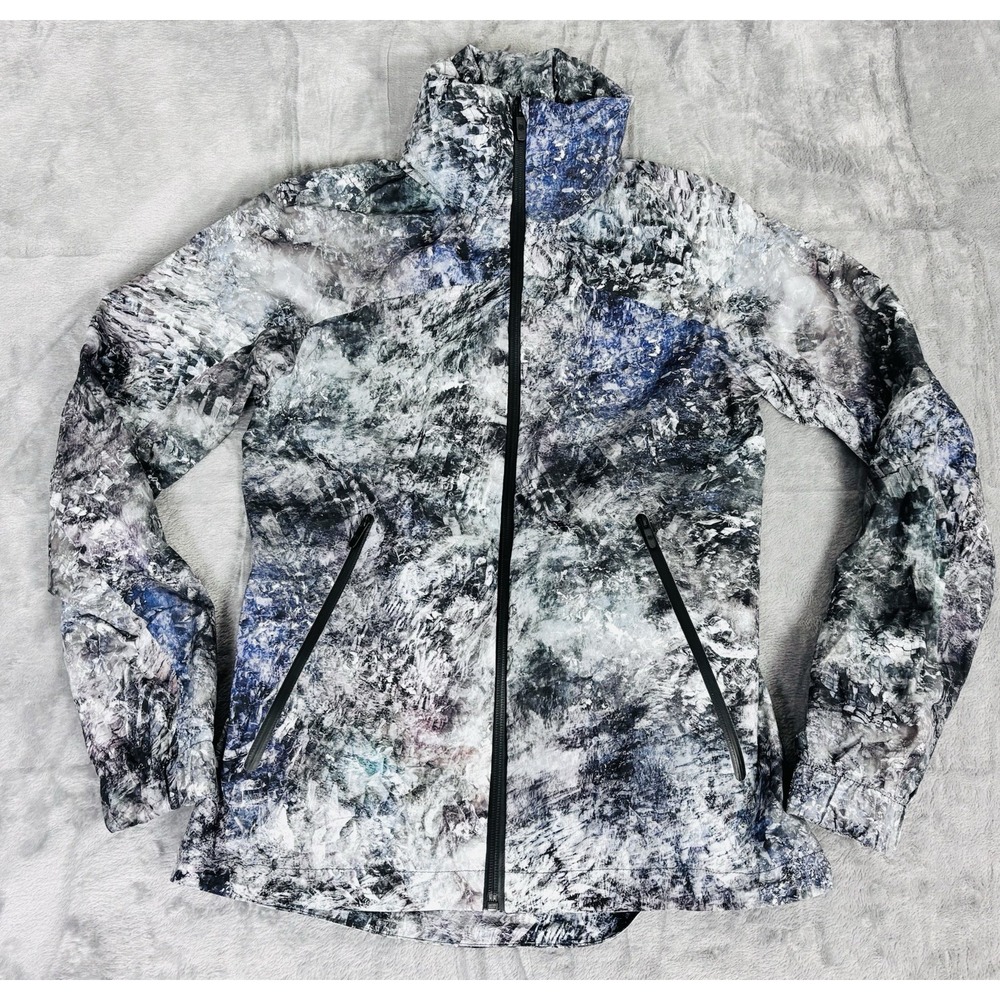 Lululemon Here‎ To Move Jacket Size 4 REYNSFJA RA Multi Hooded Zip